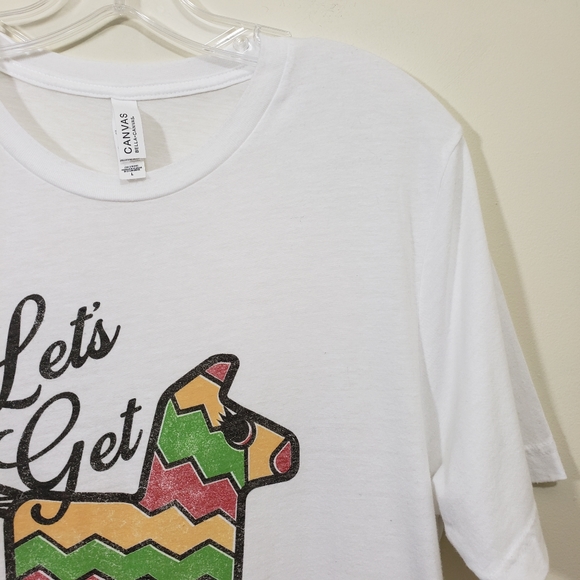 Canvas let's get smashed piñata graphic t-shirt - Picture 4 of 7